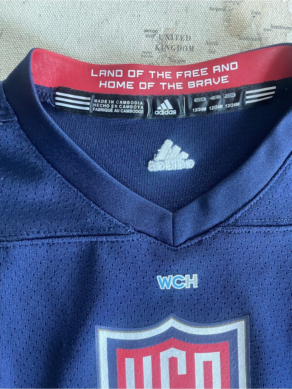 Adidas 2016 USA World Cup
Hockey Jersey Kids Size 12-18Mo - Picture 3 of 5